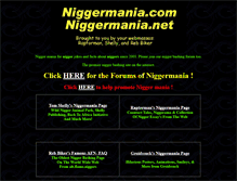 Tablet Screenshot of niggermania.com